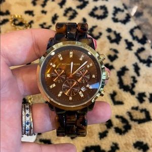 Michael Kors tortoise watch